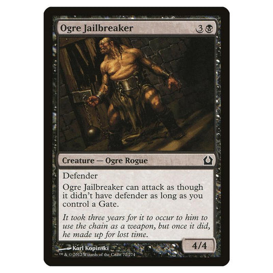 Magic The Gathering - Return To Ravnica - Ogre Jailbreaker - 72/274