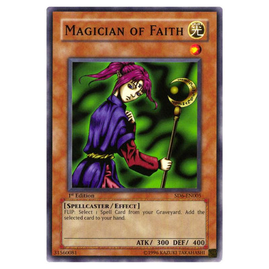 Yu-Gi-Oh! - Structure Deck - Spellcaster's Judgment - Magician of Faith (Common) SD6-EN005