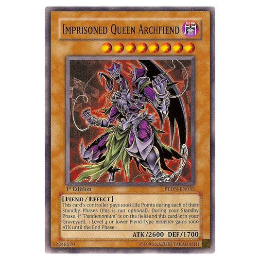 Yu-Gi-Oh! - Phantom Darkness - Imprisoned Queen Archfiend (Common) PTDN-EN032