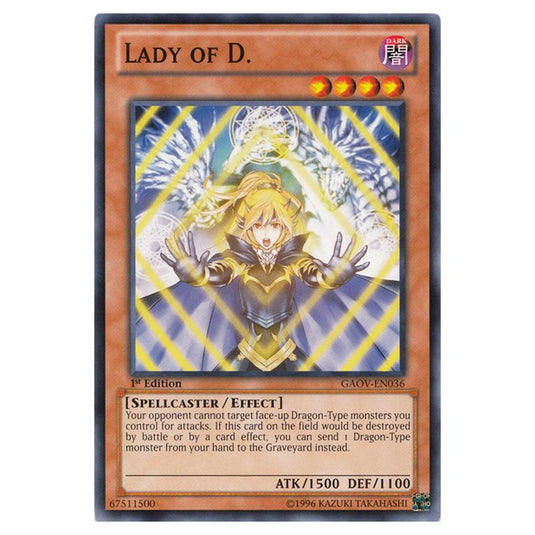 Yu-Gi-Oh! - Galactic Overlord - Lady of D. (Common) GAOV-EN036