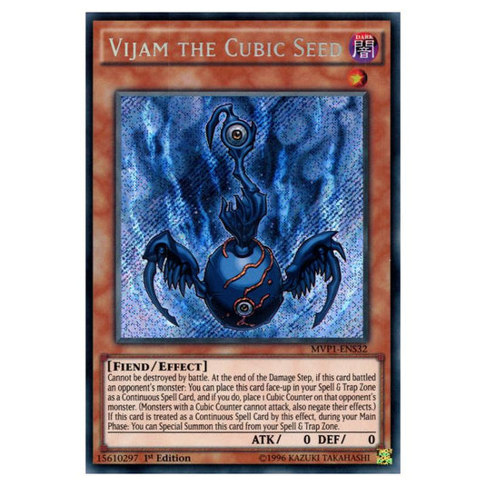 Yu-Gi-Oh! - Yu-Gi-Oh! The Dark Side of Dimensions Movie Pack Secret Edition - Vijam the Cubic Seed (Secret Rare) MVP1-ENS32