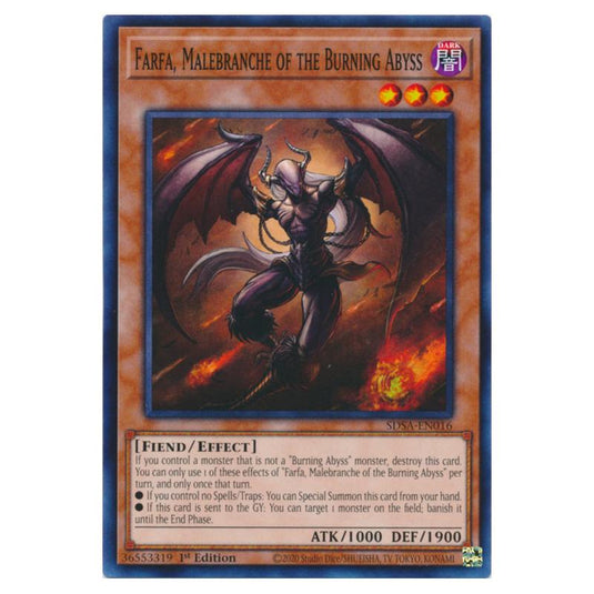Yu-Gi-Oh! - Structure Deck - Sacred Beasts - Farfa, Malebranche of the Burning Abyss (Common) SDSA-EN016