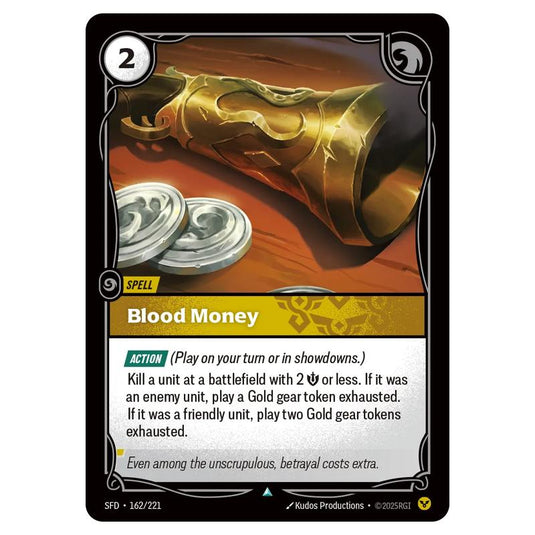 Riftbound: League of Legends TCG - Spiritforged - Blood Money - 162/221