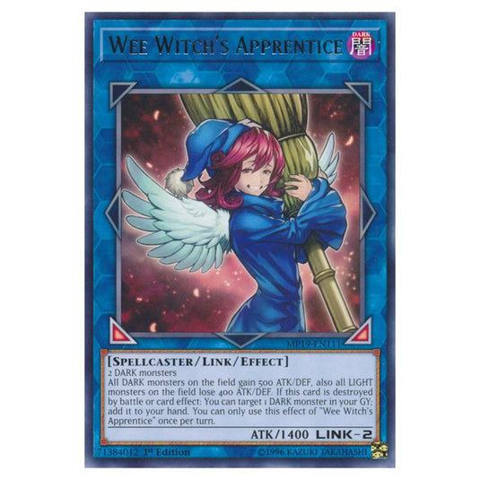 Yu-Gi-Oh! - 2019 Gold Sarcophagus Tin Mega Pack - Wee Witch's Apprentice (Rare) MP19-EN111