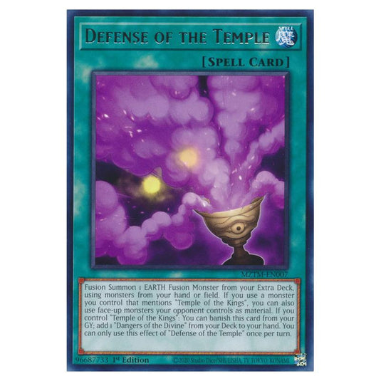 Yu-Gi-Oh! - Maze of the Master - Defense of the Temple (Rare) MZTM-EN007
