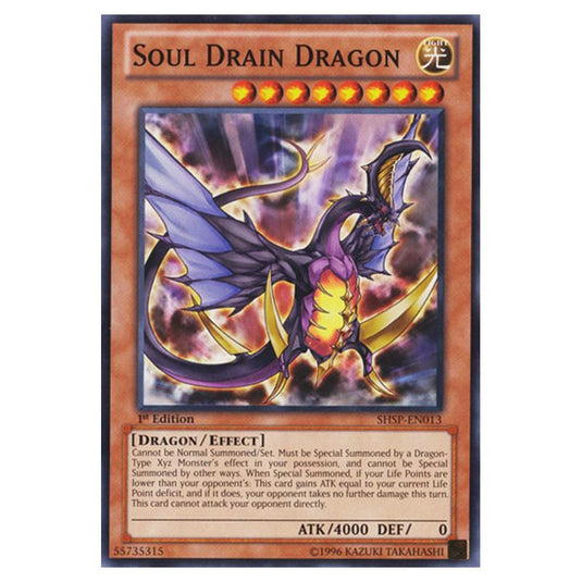 Yu-Gi-Oh! - Shadow Specters - Soul Drain Dragon (Common) SHSP-EN013