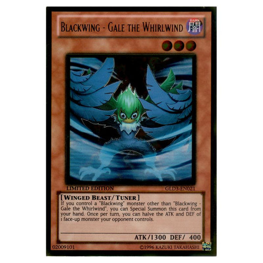 Yu-Gi-Oh! - Gold Series 3 - Blackwing - Gale the Whirlwind (Gold Rare) GLD3-EN021