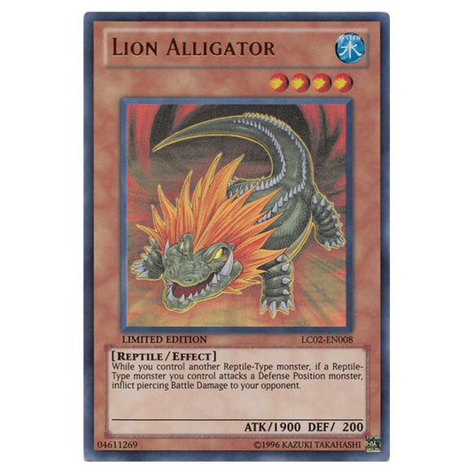 Yu-Gi-Oh! - Legendary Collection 2 - The Duel Academy Years - Lion Alligator (Ultra Rare) LC02-EN008