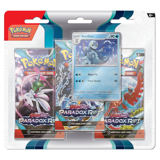 Pokemon - Scarlet & Violet - Paradox Rift - 3 Pack Blister - Arctibax