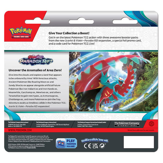 Pokemon - Scarlet & Violet - Paradox Rift - 3 Pack Blister - Arctibax
