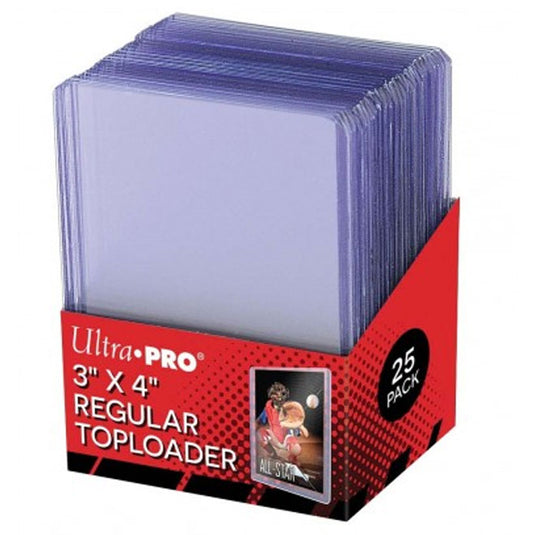 Ultra Pro - Regular Toploaders (25) 3" X 4"