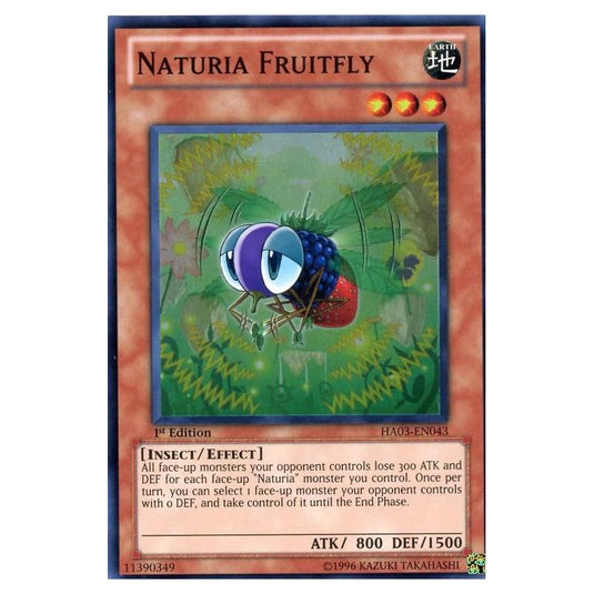 Yu-Gi-Oh! - Hidden Arsenal 3 - Naturia Fruitfly (Super Rare) HA03-EN043
