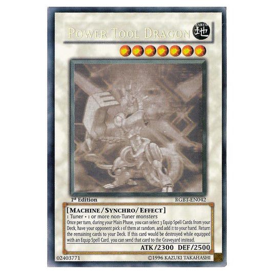 Yu-Gi-Oh! - Raging Battle - Power Tool Dragon (Ghost Rare) RGBT-EN042