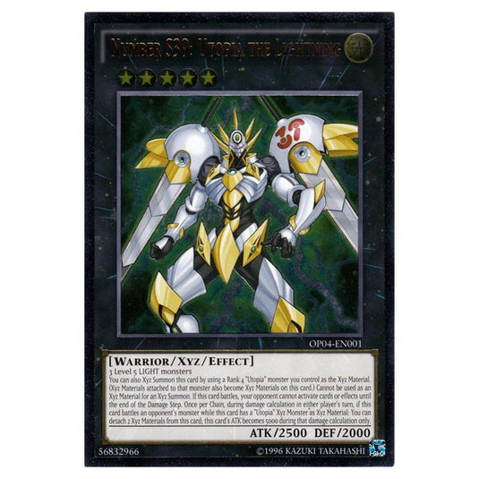 Yu-Gi-Oh! - OTS Tournament Pack 4 - Number S39: Utopia the Lightning (Ultimate Rare) OP04-EN001