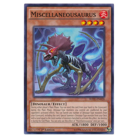 Yu-Gi-Oh! - Raging Tempest - Miscellaneousaurus (Common) RATE-EN028