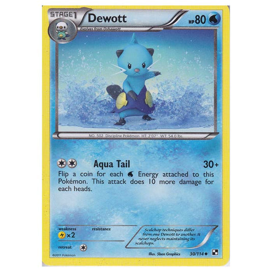 Pokemon - Black & White - Dewott 30/114