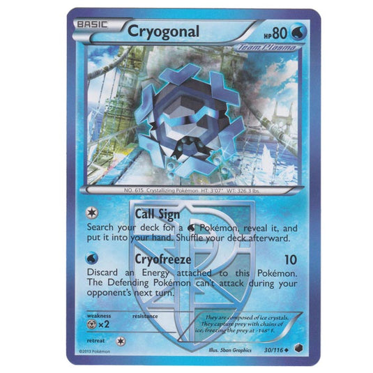 Pokemon - Black & White - Plasma Freeze - Cryogonal - 30/116
