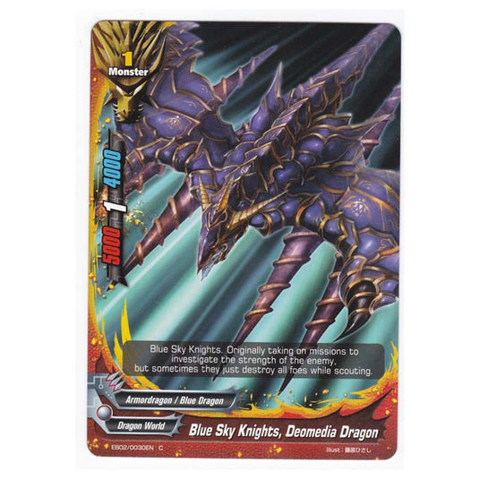 Future Card Buddyfight - Great Clash Dragon VS Danger - Blue Sky Knights Deomedia Dragon - 30/48
