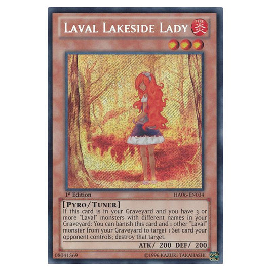 Yu-Gi-Oh! - Hidden Arsenal 6 - Omega Xyz - Laval Lakeside Lady (Secret Rare) HA06-EN034