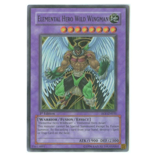 Yu-Gi-Oh! - Enemy of Justice - Elemental HERO Wild Wingman (Super Rare) EOJ-EN035