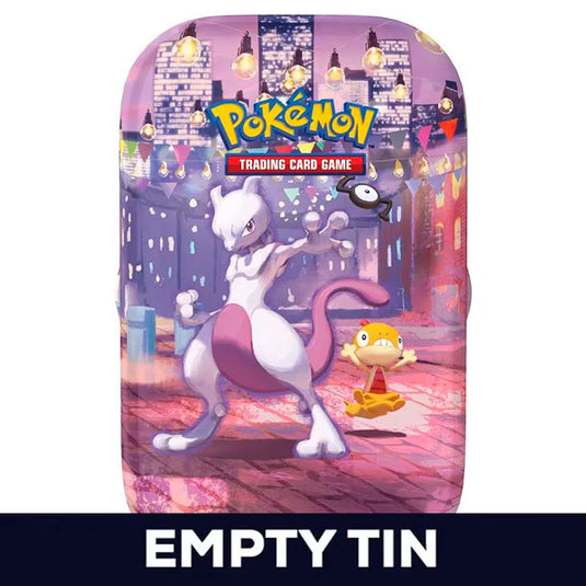 Pokemon - 30th Celebration - Mini Tin - Night - Mewtwo - Empty Mini Tin