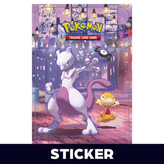 Pokemon - 30th Celebration - Mini Tin - Night - Mewtwo - Sticker