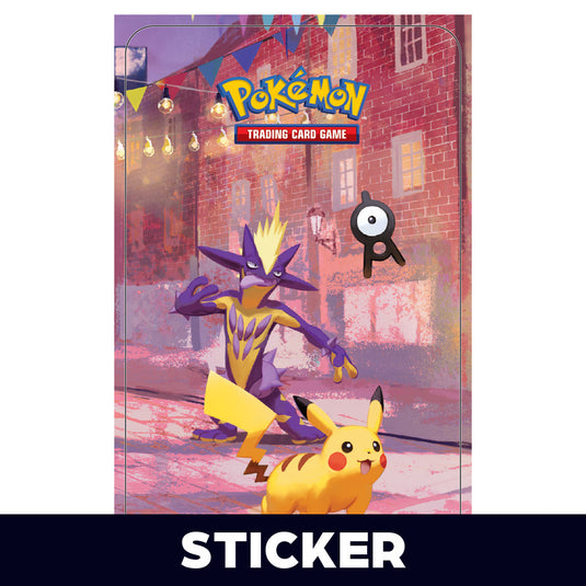 Pokemon - 30th Celebration - Mini Tin - Night - Pikachu - Sticker
