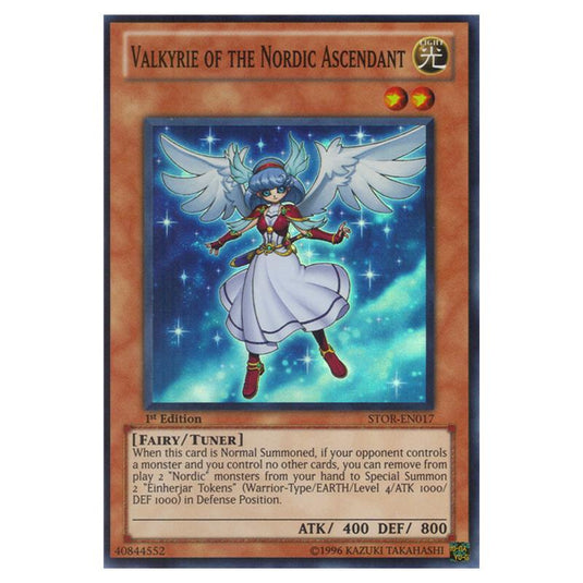 Yu-Gi-Oh! - Storm of Ragnarok - Valkyrie of the Nordic Ascendant (Super Rare) STOR-EN017