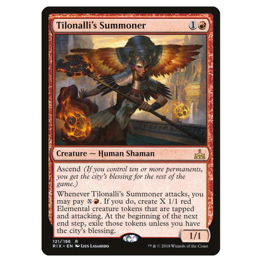 Magic The Gathering - Rivals Of Ixalan - Tilonalli\\'s Summoner - 121/196 (Foil)