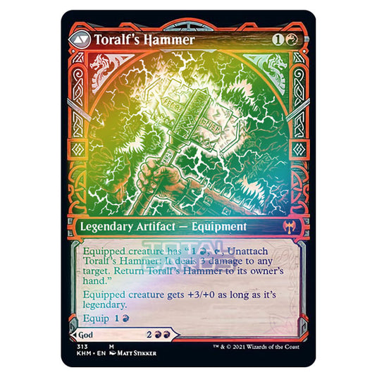Magic The Gathering - Kaldheim - Toralf, God of Fury // Toralf's Hammer - 313/285 (Foil)
