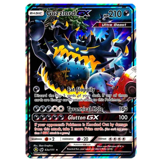 Sun & Moon - Crimson Invasion - Guzzlord-GX - 63a/111