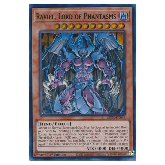 Yu-Gi-Oh! - Structure Deck - Sacred Beasts - Raviel, Lord of Phantasms (Ultra Rare) SDSA-EN044