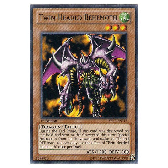 Yu-Gi-Oh! - Starter Deck - Kaiba Reloaded - Twin-Headed Behemoth (Common) YSKR-EN013