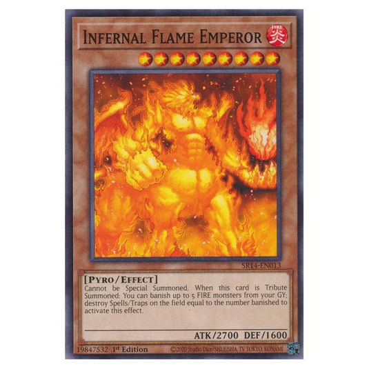 Yu-Gi-Oh! - Structure Deck - Fire Kings - Infernal Flame Emperor (Common) SR14-EN013