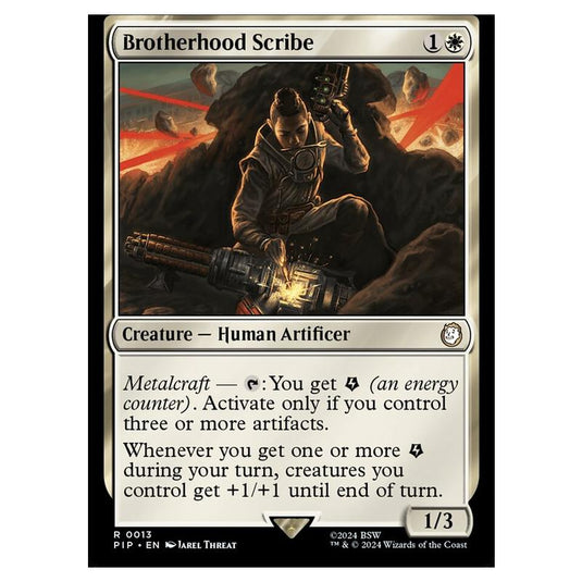 Magic The Gathering - Fallout - Brotherhood Scribe - 13