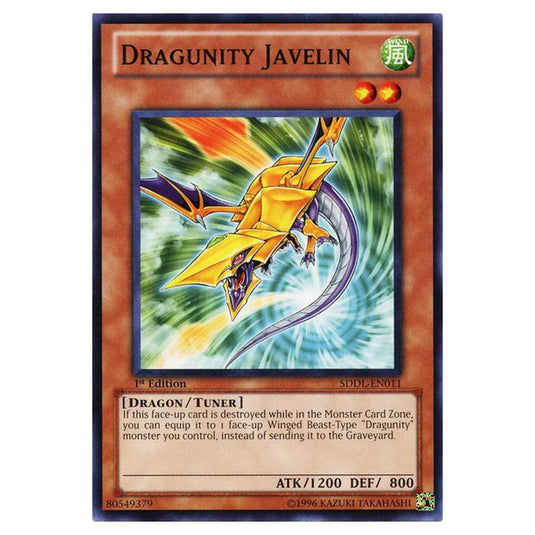 Yu-Gi-Oh! - Dragunity Legion Structure Deck - Dragunity Javelin (Common) SDDL-EN011
