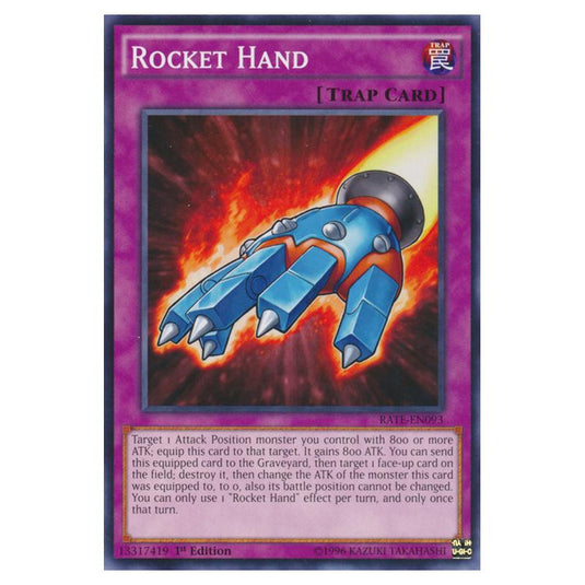 Yu-Gi-Oh! - Raging Tempest - Rocket Hand (Common) RATE-EN093