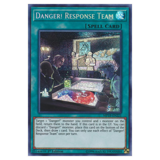 Yu-Gi-Oh! - 2019 Gold Sarcophagus Tin Mega Pack - Danger! Response Team (Prismatic Secret Rare) MP19-EN221