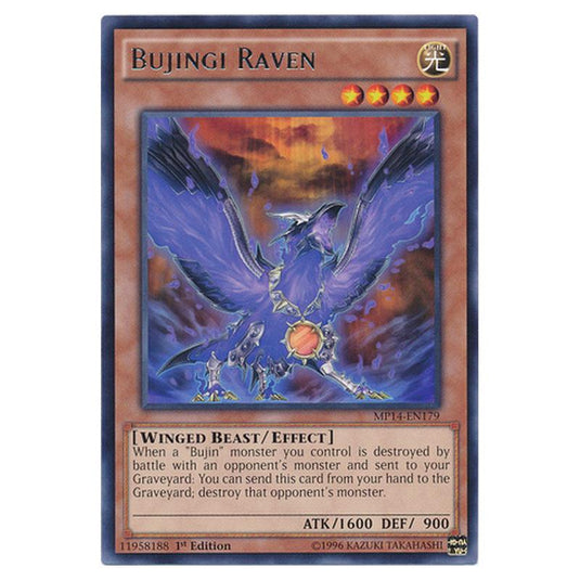 Yu-Gi-Oh! - 2014 Mega-Tin Mega Pack - Bujingi Raven (Rare) MP14-EN179