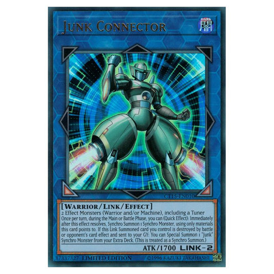 Yu-Gi-Oh! - 2018 Mega-Tins - Junk Connector (Ultra Rare) CT15-EN010