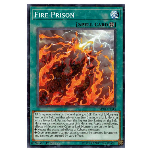 Yu-Gi-Oh! - Star Pack VRAINS - Fire Prison (Starfoil) SP18-EN043