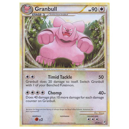 Pokemon - Call of Legends - Granbull 26/95