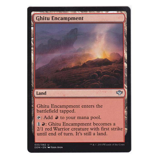 Magic the Gathering - Speed VS Cunning - Ghitu Encampment - 33/82