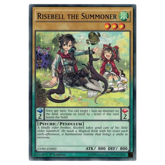 Yu-Gi-Oh! - Clash of Rebellions - Risebell the Summoner (Short Print) CORE-EN002