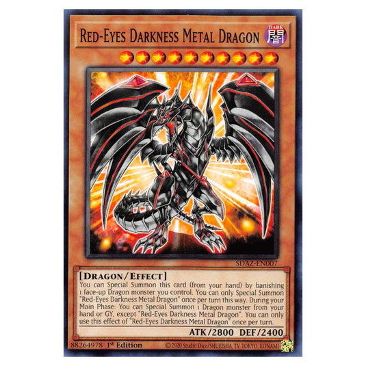 Yu-Gi-Oh! - Structure Deck - Albaz Strike - Red-Eyes Darkness Metal Dragon (Common) SDAZ-EN007