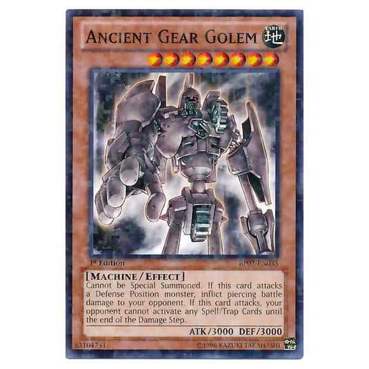 Yu-Gi-Oh! - Battle Pack 2 - War of the Giants - Ancient Gear Golem (Mosaic Rare) BP02-EN035