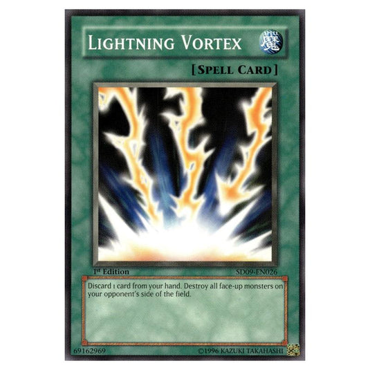 Yu-Gi-Oh! - Structure Deck - Dinosaur's Rage - Lightning Vortex (Common) SD09-EN026