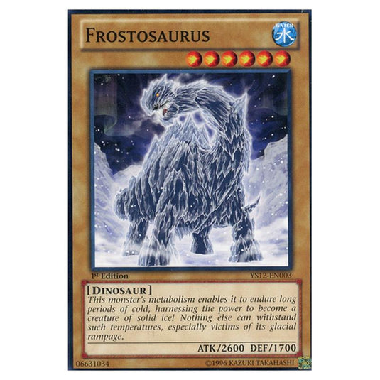 Yu-Gi-Oh! - Starter Deck - Xyz Symphony - Frostosaurus (Common) YS12-EN003