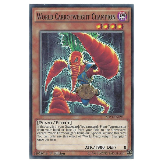 Yu-Gi-Oh! - Shining Victories - World Carrotweight Champion (Common) SHVI-EN091