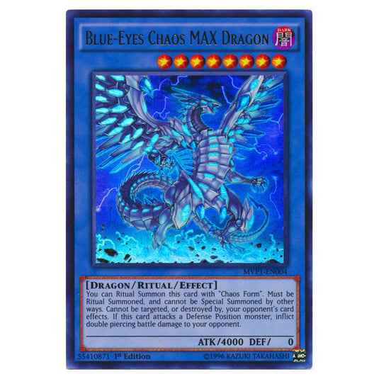 Yu-Gi-Oh! - Yu-Gi-Oh! The Dark Side of Dimensions Movie Pack - Blue-Eyes Chaos MAX Dragon (Ultra Rare) MVP1-EN004